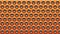 Black Grey and Orange Embossed Round Loudspeaker Background Vector Illustration