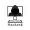 Black Hacker Icon