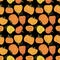 Black Halloween Pumpkin Pattern