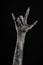 Black hand of death, the walking dead, zombie theme, halloween theme, zombie hands, black background, mummy hands