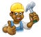 Black Handyman Cartoon Character