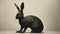 Black Hare Sculpture: A Tintype Photography Inspired Artwork