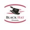 Black Hat logo. Production.