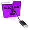 Black Hat Seo Website Optimization 3d Rendering