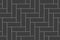 Black herringbone metro tile. Kitchen backsplash or bathroom floor surface seamless pattern. Subway stone or ceramic