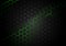 Black Hexagonal Pattern on Green Magma Background