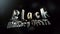 Black History Month 3D Cinematic text on black background