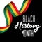 Black History Month Vector Template Design Illustration