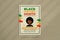 black history month vertical poster template