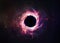 Black hole in space