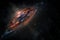 Black hole space way fiction hydrogen nebula galaxy