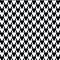 Black houndstooth pattern vector. Classical checkered textile design.