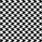 Black houndstooth pattern vector. Classical checkered textile design.