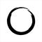 Black Ink Enso Sign