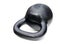 Black iron kettlebell