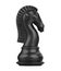 Black Knight Chess Isolated