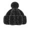 Black knitted hat