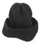 Black knitted hat