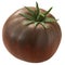 Black Krim ribbed tomato isolated