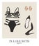 Black lace sexy bralette and striped undies lingerie set collection, golden earrings and high heels woman boutique store