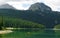 Black lake in Durmitor national park, Montenegro