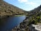 Black lake in Ireland