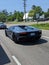 Black Lamborghini in Louisiana on the road car driving