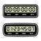 Black LCD counter - countdown timer