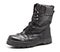 Black Leather Army Boot