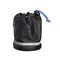 Black leather bag