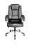 Black leather managers office swivel chair
