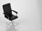 Black leather office chair