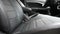 Black leather seat covers in the car. beautiful leather car interior design. stylish leather seats in the car. luxury