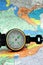 Black Lensatic Compass