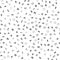 Black letter seamless pattern on white background