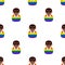 Black LGBT Supporter Seamless Pattern