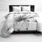 Black Lily Artwork Bed Sheet - Realistic Rendering, Mono-ha, Industrial Design