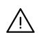 Black line Caution beware triangle symbol For banner, general design print and websites.