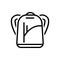 Black line icon for Bag, sale and marketing