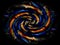 Black Liquid Whirlpool Swirl