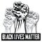 Black Lives Matter Drawing hand vector 3