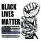 Black Lives Matter Drawing hand vector 7