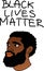 Black lives matter face image