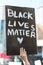Black lives matter hand sign