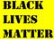 Black lives matter Protest yellow background