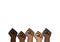 Black Lives Matter proud fists, black history pride, copy space white background, prejudice discrimination activism banner