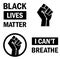 Black Lives Matter Sign design