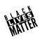 Black Lives Matter Text Poster. Humanity social issue. Vector