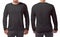 Black Long Sleeved Shirt Design Template