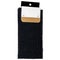 Black long washcloth for body and shower